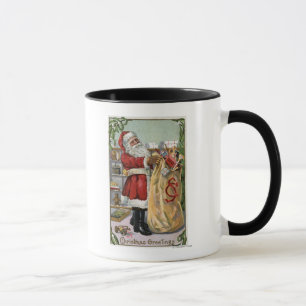 Weihnachts-GrußWeihnachten mit großem Sack Tasse