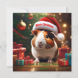Weihnachts-Guinea Gruß, Karte