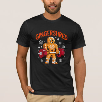 Weihnachts-Gym-Gebäck Lustiger Workout-Urlaub T-Shirt