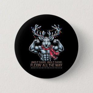 Weihnachts-Gymnastik-Rentiergewinne belasten alles Button