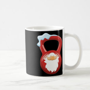 Weihnachts-Gymnastik-Workout Gnome Kettlebell-Weih Kaffeetasse