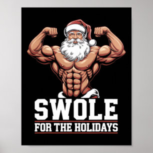 Weihnachts-Gymnastik-Workout-Swole für Ho Poster