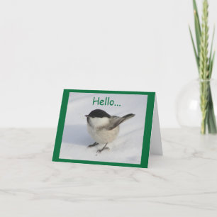 Weihnachts-Hallo-Grußkarte Feiertagskarte