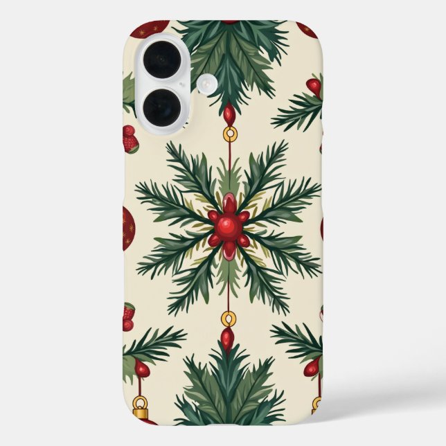 Weihnachts-Handy-Fall, Apple iPhone 16 Hülle (Rückseite)