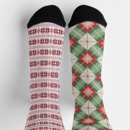 Weihnachts-Hässlich-Pulli-Selten Socken