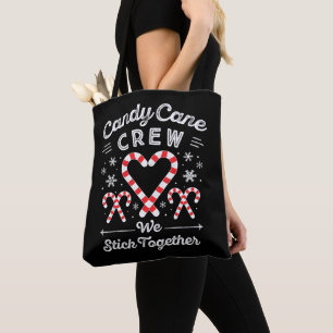 Weihnachts-Herz-Schmuck-Stab Crew Familie passend Tasche