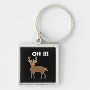 Weihnachts Hirsch Saison Cute Festlich Retro Stil Schlüsselanhänger