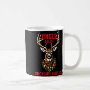Weihnachts-Hirschjagd, durch den Schnee galoppiere Kaffeetasse