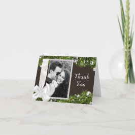 Weihnachts-Hochzeit Danke