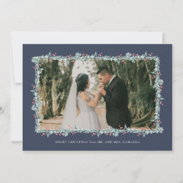 Weihnachts-Hochzeitskarte Feiertagskarte