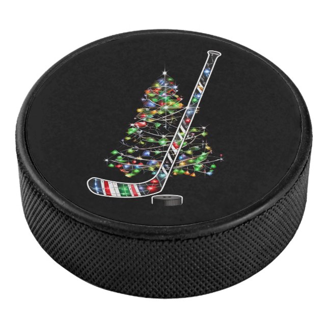 Weihnachts-Hockey-Sportball-Weihnachtsmannmütze Xm Eishockey Puck (3/4)