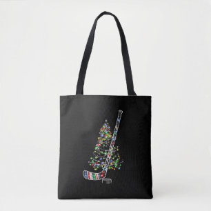 Weihnachts-Hockey-Sportball-Weihnachtsmannmütze Xm Tasche