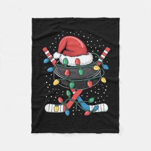 Weihnachts-Hockey-Xmas-Santa-Sportmütze Ball Fleecedecke