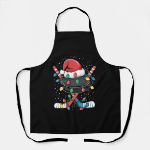 Weihnachts-Hockey-Xmas-Santa-Sportmütze Ball Schürze