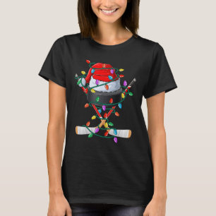 Weihnachts-Hockey-Xmas-Santa-Sportmütze Ll Kinder T-Shirt