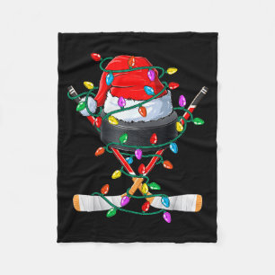 Weihnachts-Hockey Xmas Santa Srts Hut Ball Kinder Fleecedecke