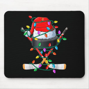 Weihnachts-Hockey Xmas Santa Srts Hut Ball Kinder  Mousepad