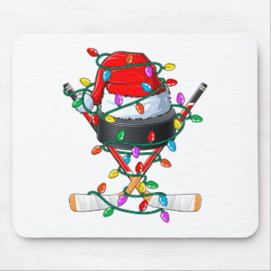 Weihnachts-Hockey Xmas Santa Srts Hut Ball Kinder Mousepad
