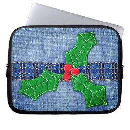 Weihnachts Holly Laptopschutzhülle