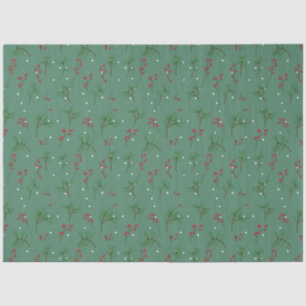 Weihnachts Holly Seidenpapier