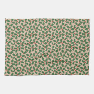 Weihnachts Holly Tee Handtuch