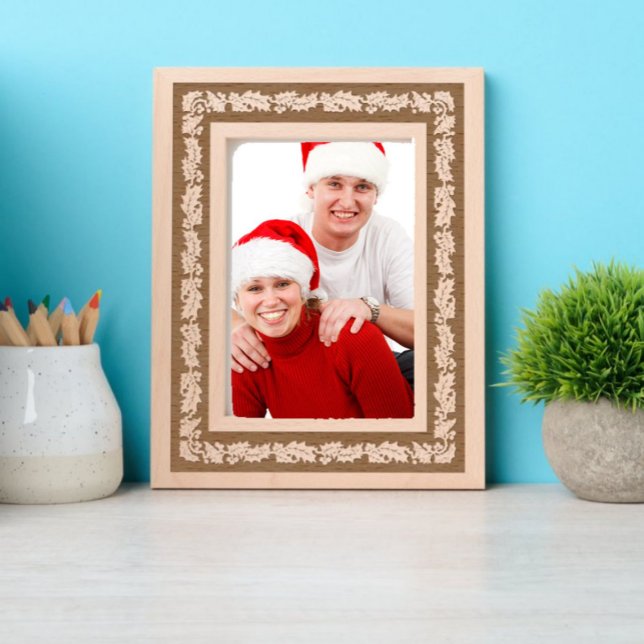 Weihnachts-Holly- und Berries-Grenze Geätzte Rahmen (Von Creator hochgeladen)