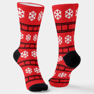 Weihnachts-Hollywood-Filmregisseur Festlich Socken