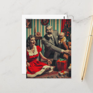 Weihnachts-Horror Postkarte