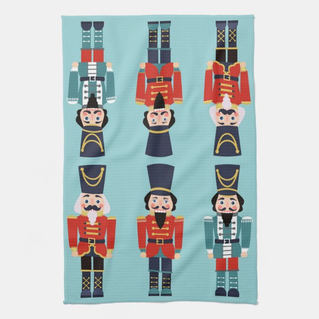 Weihnachts-Hostess-Geschenk Nutcrackers Geschirrtuch (Vertikal)