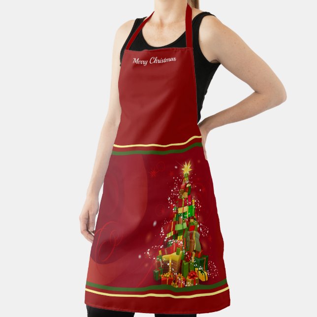 Weihnachts-Hostess personalisieren Name oder Text  Schürze (InSitu)