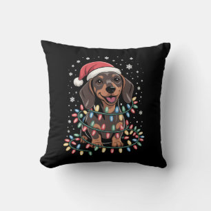 Weihnachts Hund Dachshund Nikolaus Weihnachten Wie Kissen