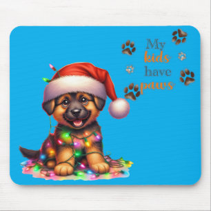 Weihnachts-Hund-Mauspad Mousepad