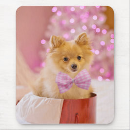 Weihnachts-Hund Welpengeschenk Gegenwart Mousepad