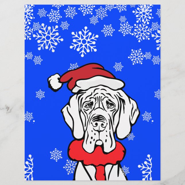 Weihnachts-Hundeshop-Flugblatt Flyer (Vorne)