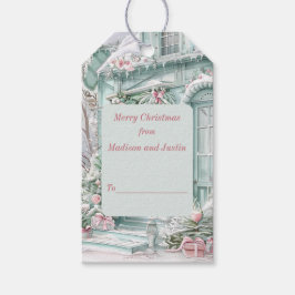 Weihnachts-Hütte Geschenkanhänger