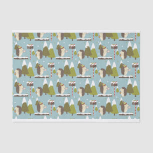 Weihnachts-Igel Kinder Seidenpapier