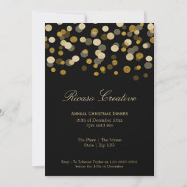 Weihnachts-Imitate Gold Festivals Corporate Party Einladung