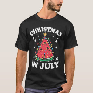 Weihnachts-in-Juli-Party Wassermelone Weihnachtsba T-Shirt