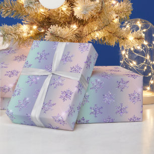 Weihnachts-Irideszenz-Glamour-Luxus  Geschenkpapier