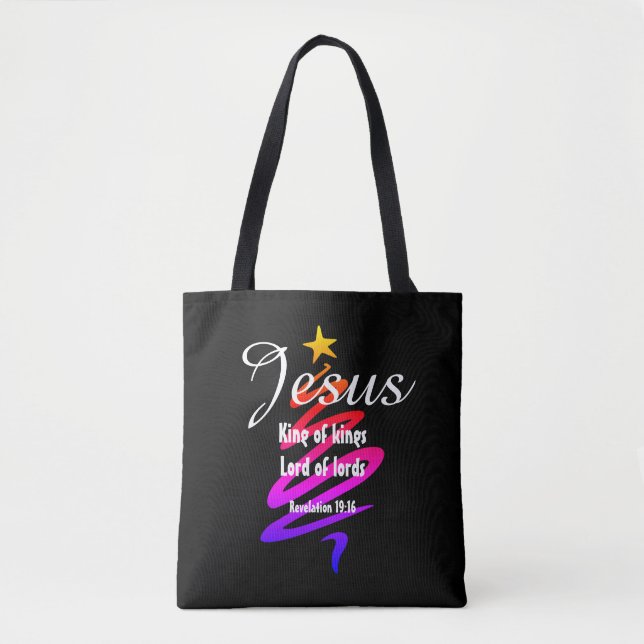 Weihnachts JESUS LORDS OF LORDS Maßgeschneiderte S Tasche (Vorderseite)
