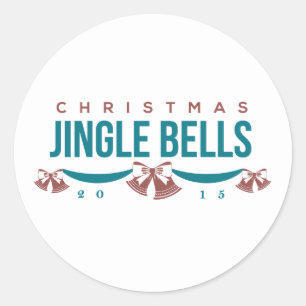 Weihnachts-Jingle-Bells Holiday Stickers 2015