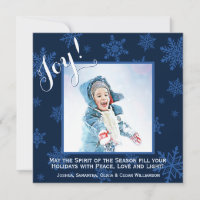 Weihnachts-Joy Blue Snowflakes Festive Holiday Car