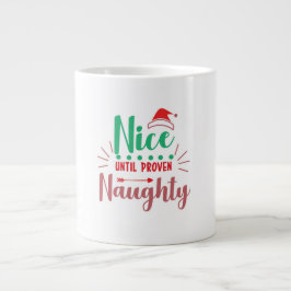 Weihnachts-Jumbo-Tasse, um jedem ein Lächeln auf d Jumbo-Tasse