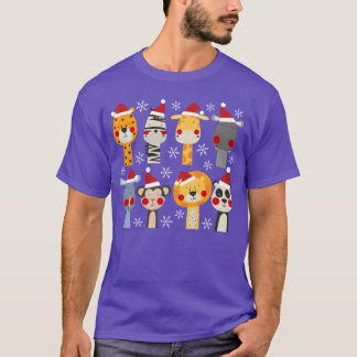 Weihnachts-Jungle-Freund T-Shirt