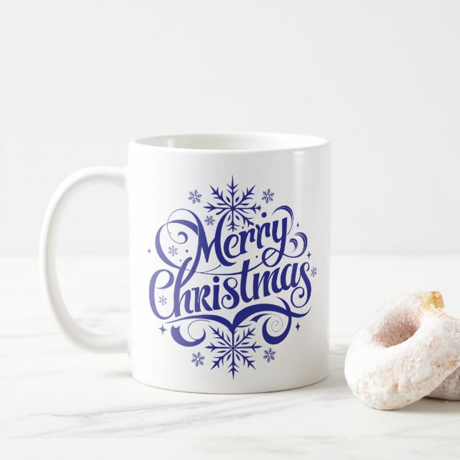 Weihnachts-Kaffeetasse Kaffeetasse (Mit Donut)