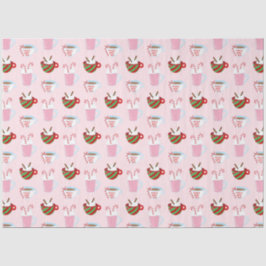 Weihnachts-Kakao-Muster Seidenpapier