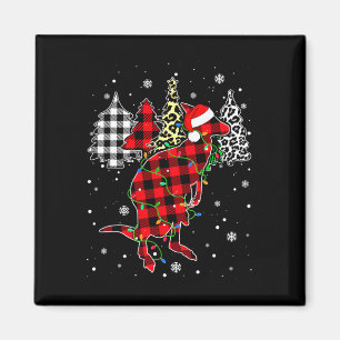 Weihnachts-Känguru-Tiere Weihnachten Buffalo Karie Magnet