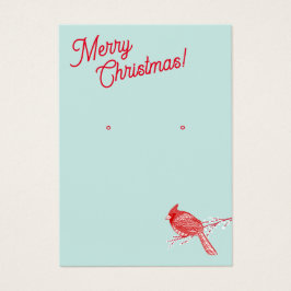 Weihnachts-Kardinal "Earring Juwelier"