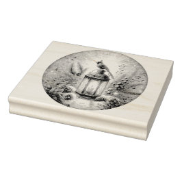 Weihnachts-Kardinal Gummistempel