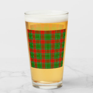 Weihnachts-Kariertuch Glas